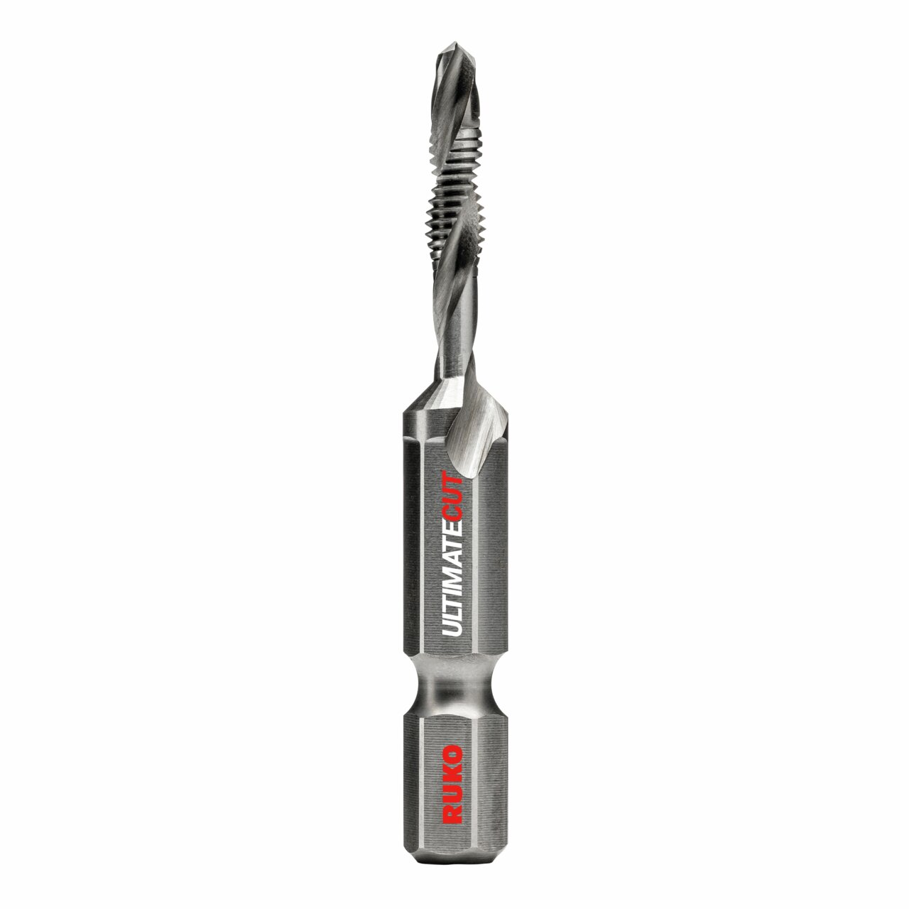 RUKO ULTIMATECUT Kombi-Maschinengewindebohrer mit FLOWSTEP® Spitze, HSS, Bit-Schaft