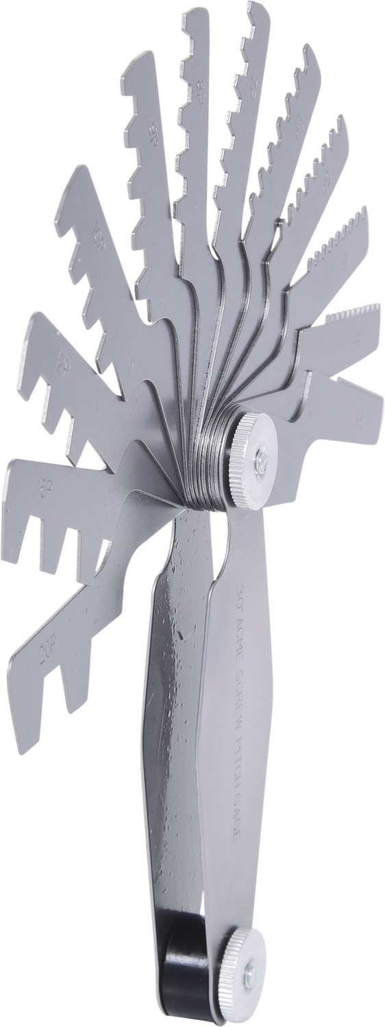 KS Tools Trapez-Gewindestahllehre, für 30° Gewinde, 2-12mm