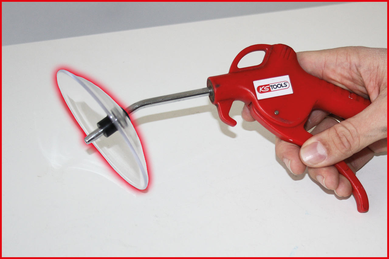 KS Tools Schutzschild für Druckluft-Ausblaspistole, Ø 100 mm
