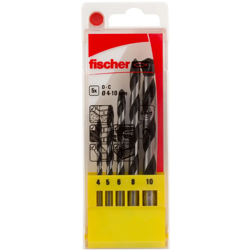 Fischer Betonbohrer D-C Set 4-10mm (5)
