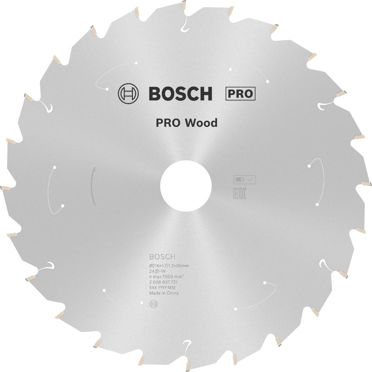 Bosch PRO Akku-Kreissägeblatt Standard for Wood B 190x20 T48
