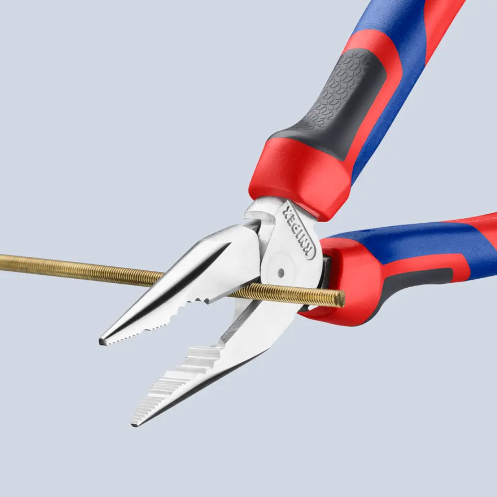 KNIPEX Spitz-Kombizange mit Comfort-Griffen verchromt 192 mm