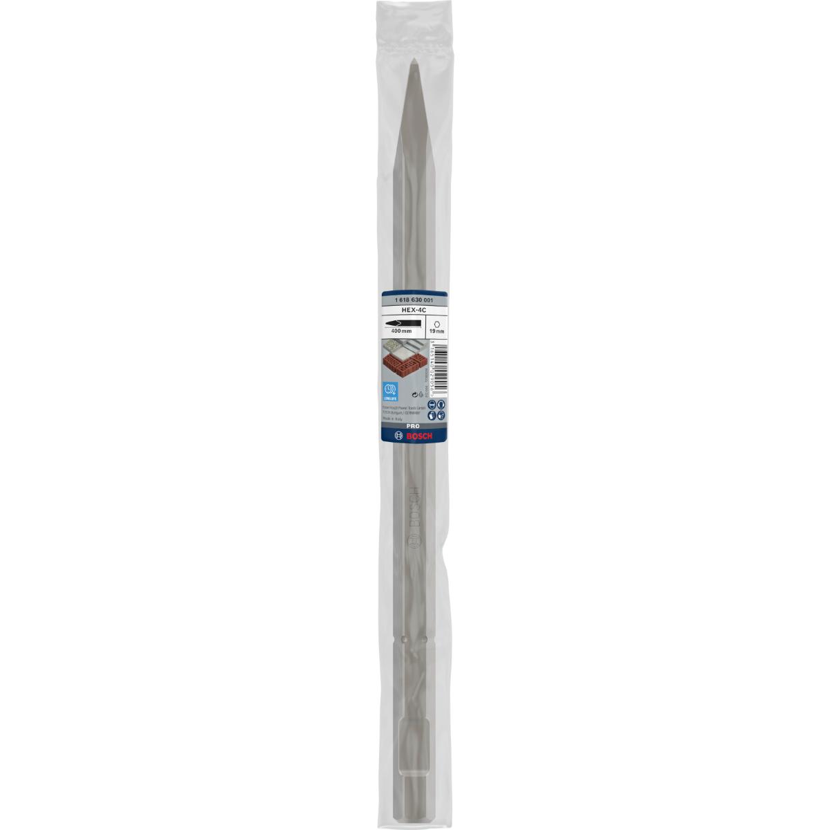 Bosch PRO Spitzmeißel Sechskant mit 19mm Aufnahme