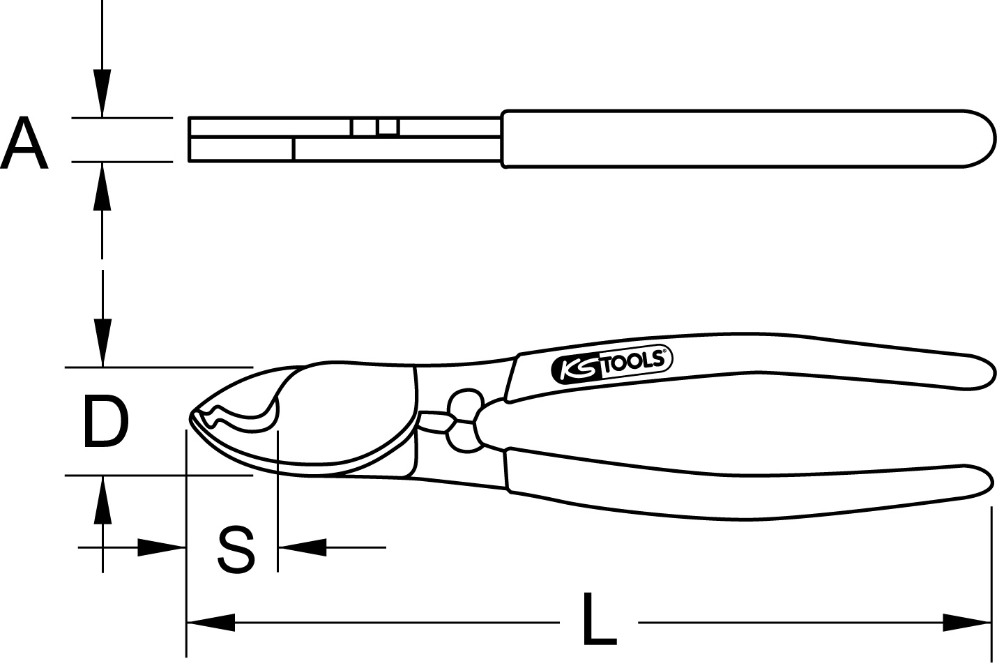 KS Tools Kabelschneider