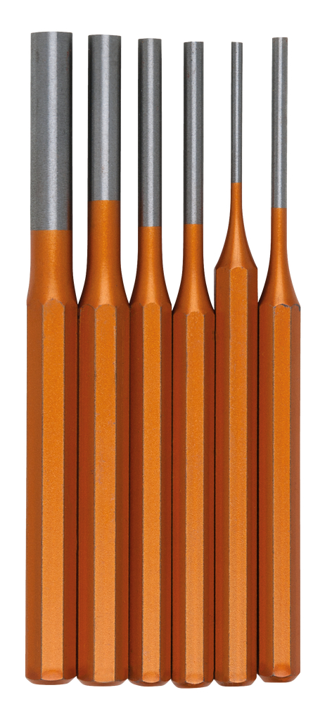 KS Tools Durchtreiber-Satz, 6-tlg , 3-4-5-6-8-10mm