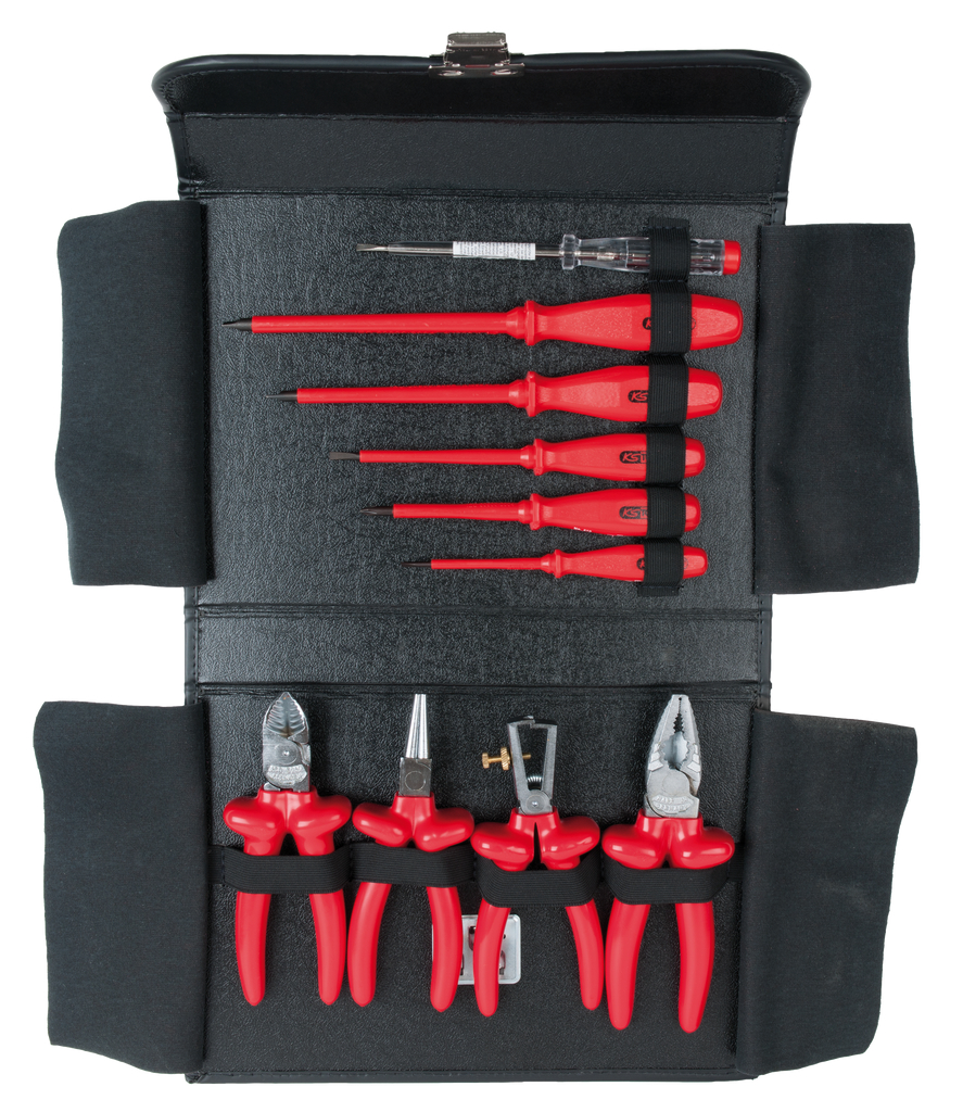 KS Tools 1000V Zangen- und Schraubendreher-Satz, 10-tlg