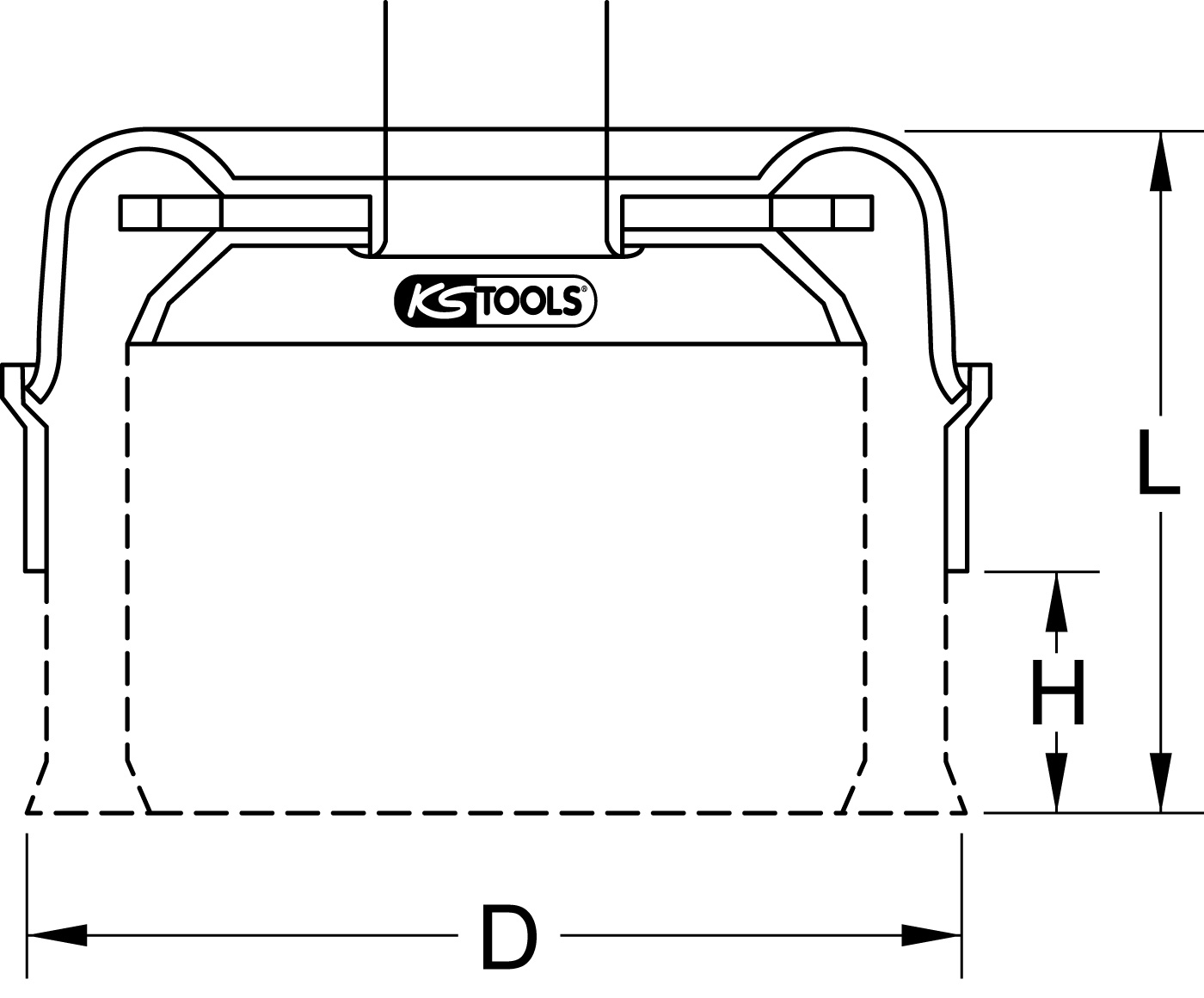 KS Tools Rostfreie Stahldrahttopfbürste 0,5mm