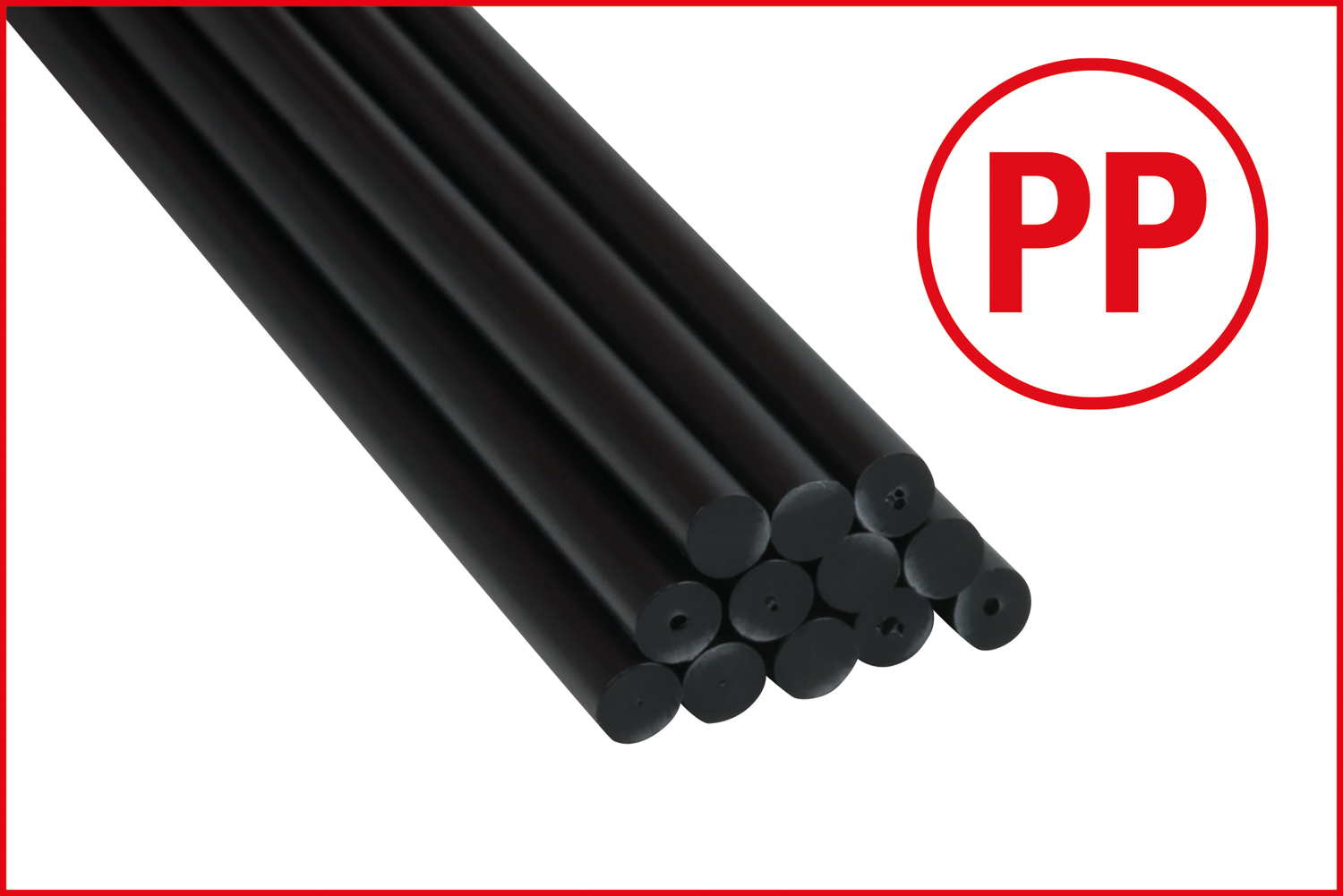 KS Tools PP (Polypropylen) Reparatur-Sticks-Satz, 6-tlg, schwarz