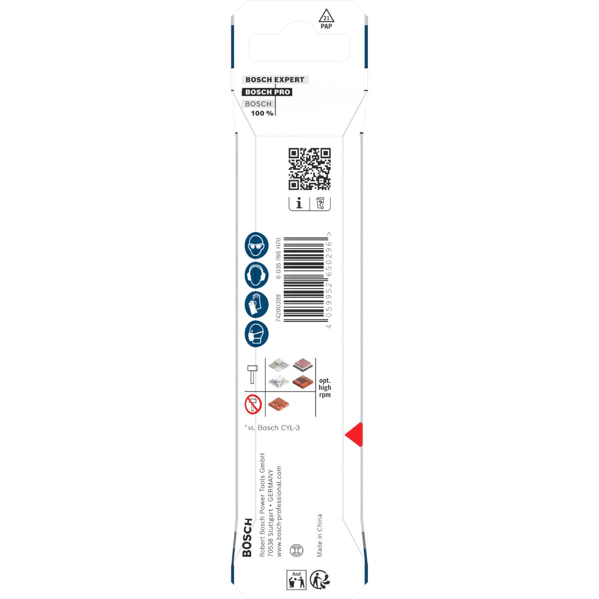 Bosch PRO HEX-5 Bohrer, 5,5 x 50 x 100 mm