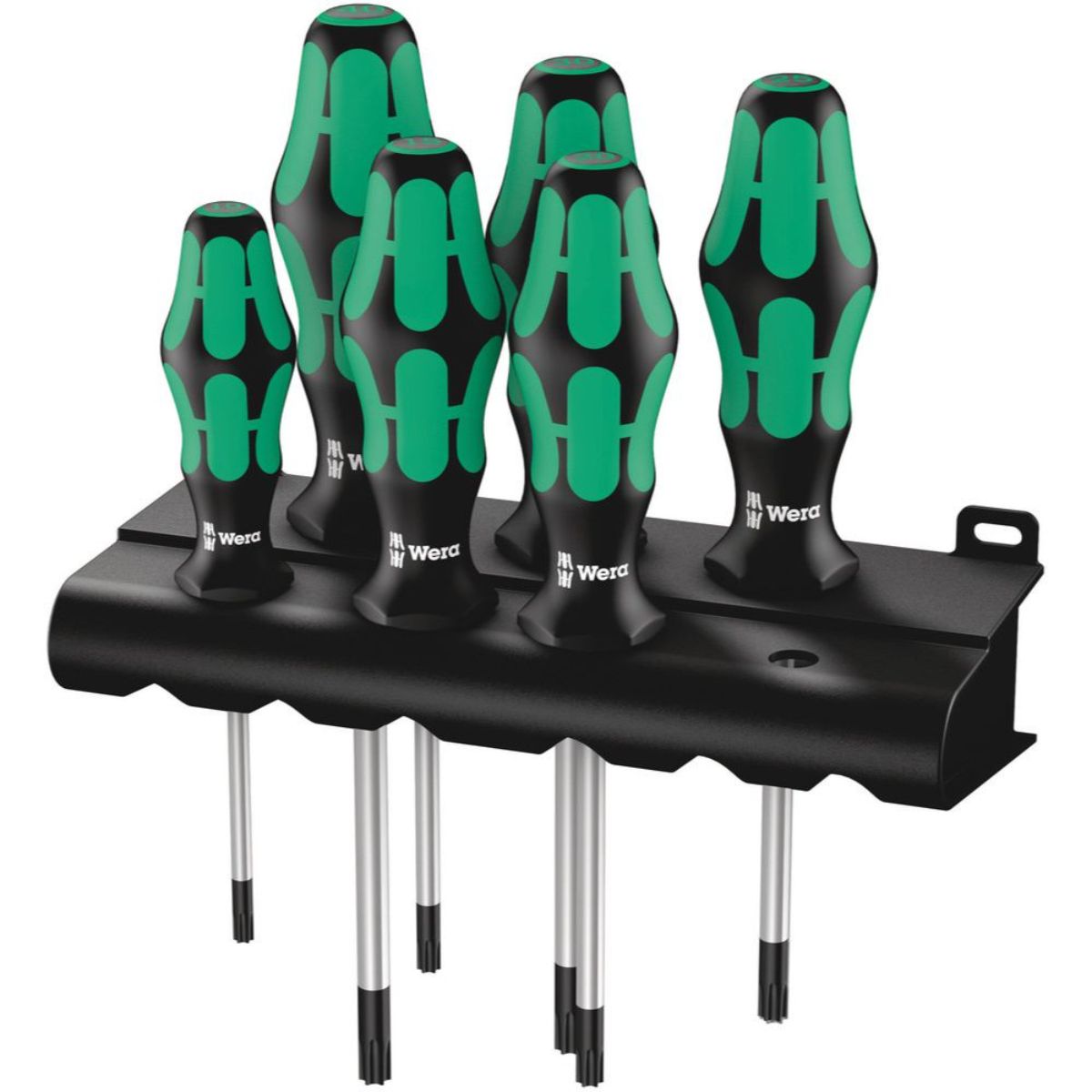 Wera 367/6 TORX Schraubendrehersatz Kraftform Plus TORX + Rack, 6-teilig