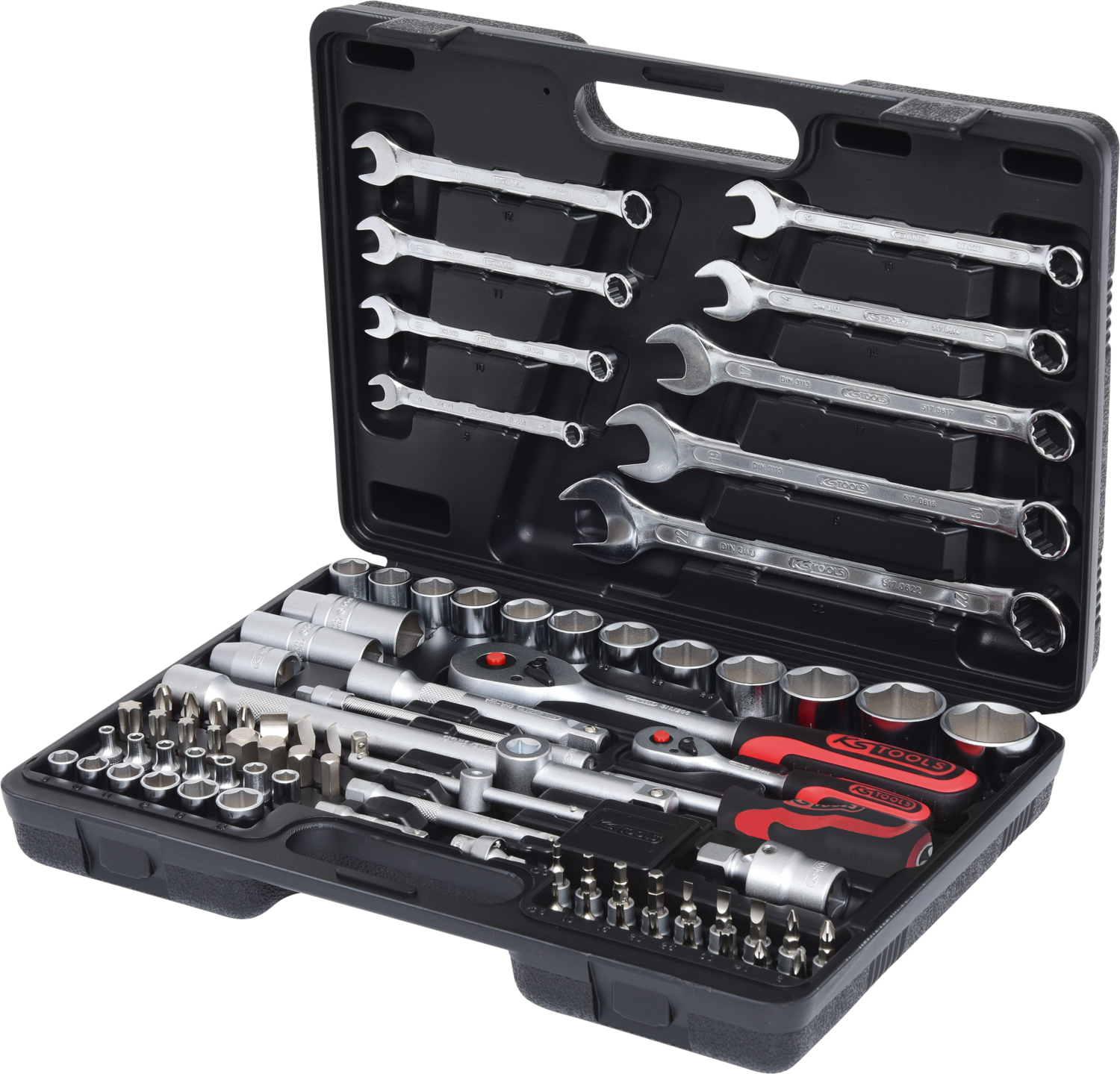 KS Tools 1/4"+1/2" Steckschlüssel-Satz, 82-tlg