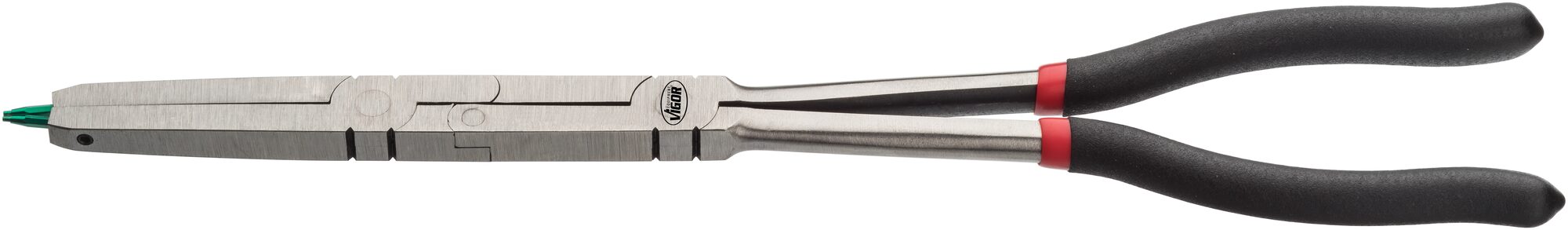 VIGOR Sicherungsring-Zange mit Doppelgelenk, Innensicherung, V5496, 345 mm, Anzahl Werkzeuge: 12