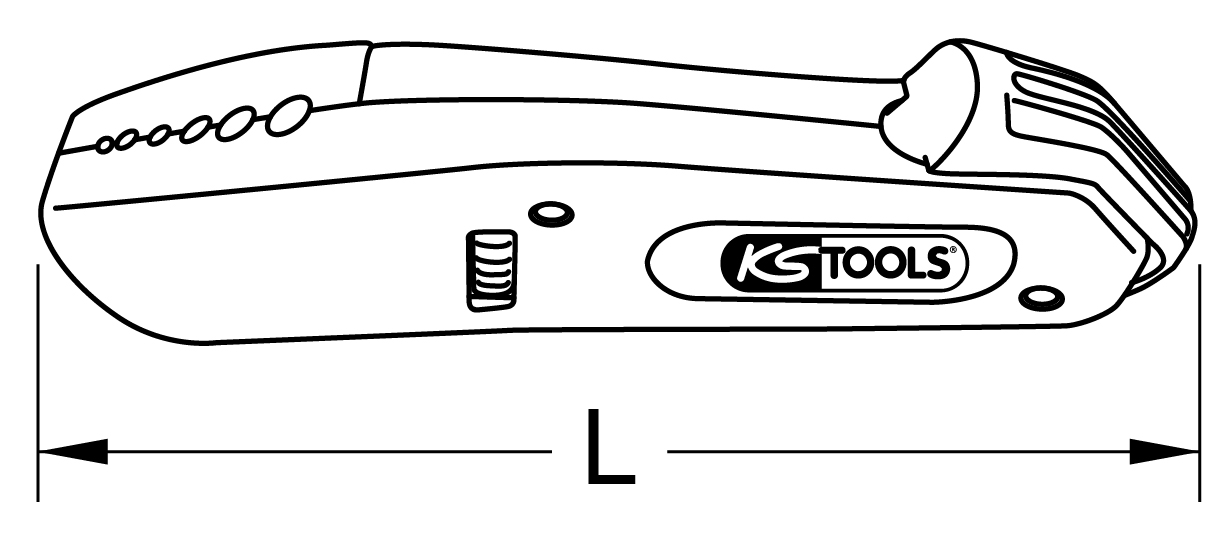 KS Tools Abmantelungsmesser, 0,5-6,0mm²