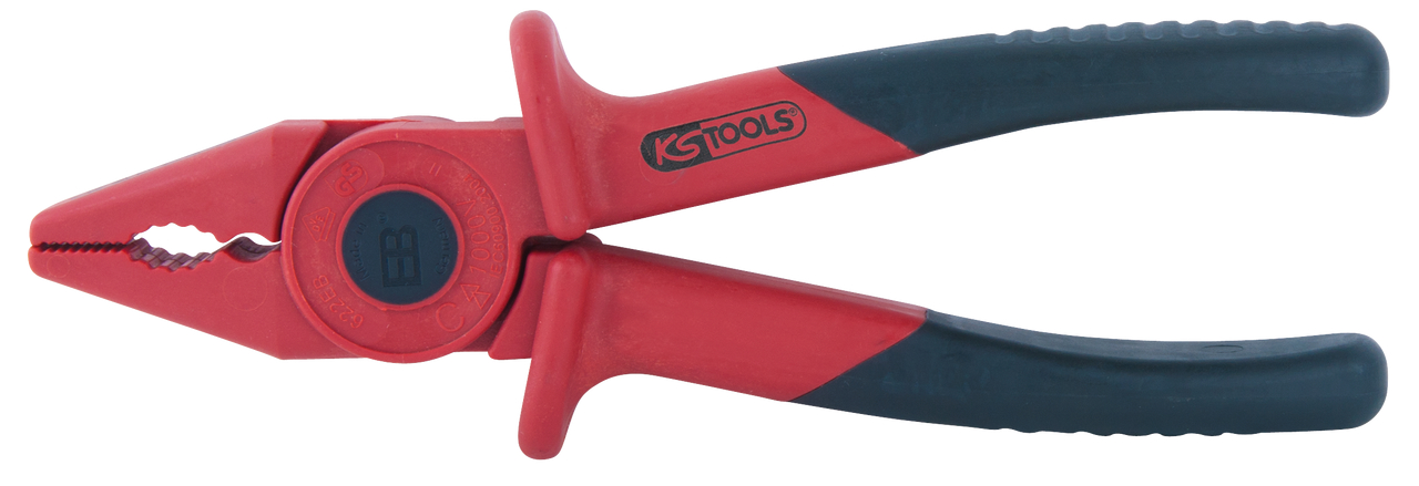 KS Tools Kunststoff-Kombizange mit Schutzisolierung, 185mm