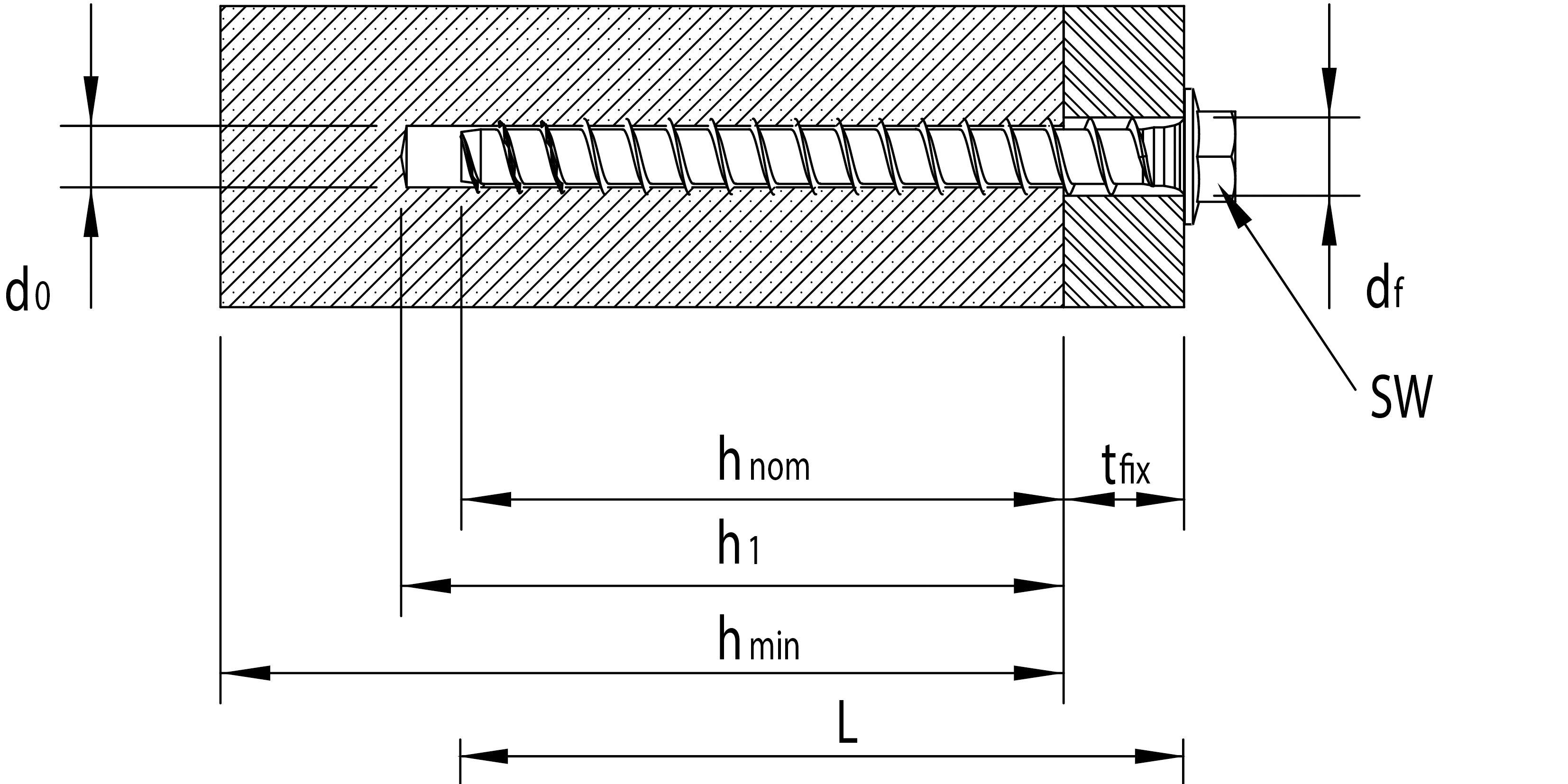 HECO MULTI-MONTI-plus SS, Sechskantkopf mit Scheibe, HP
