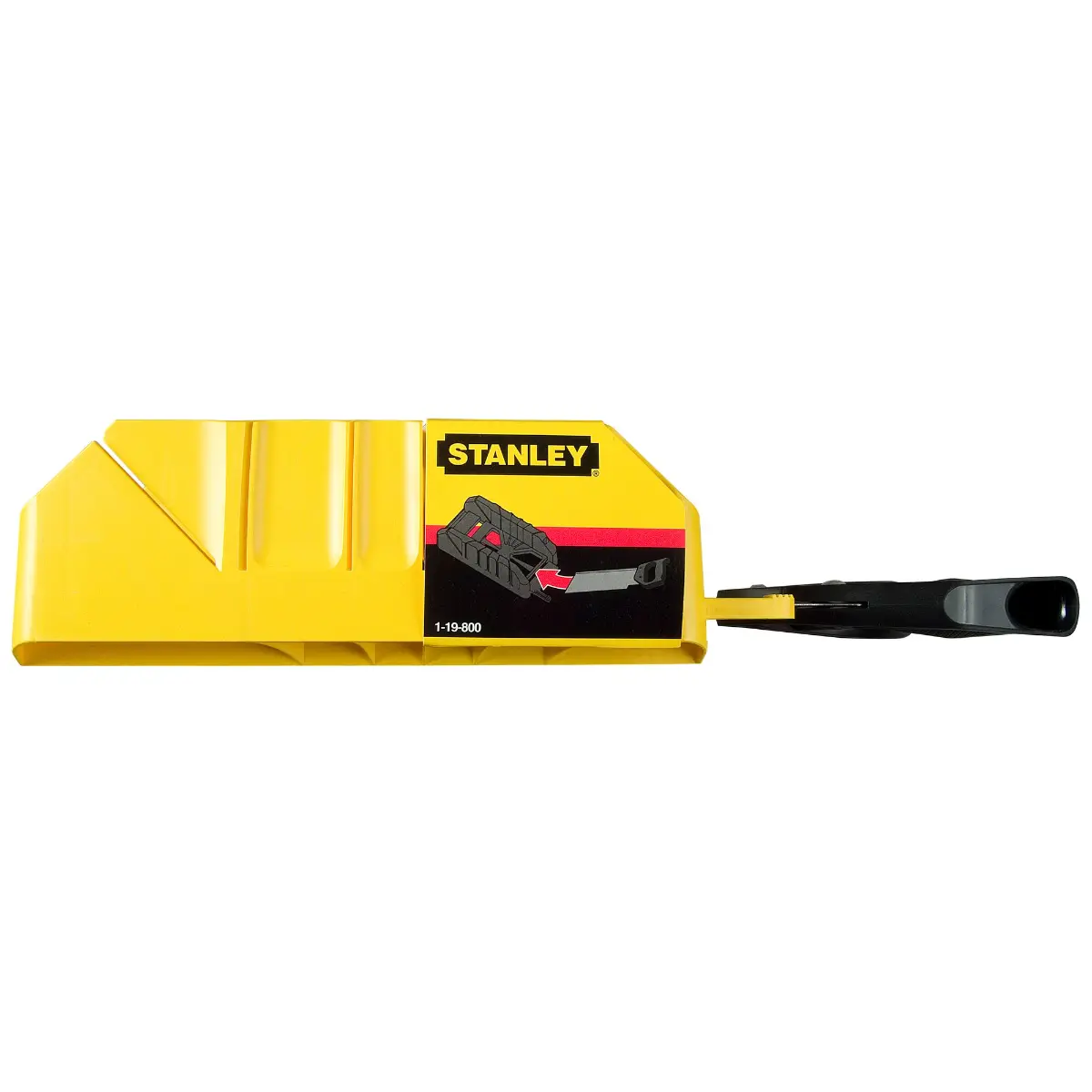 STANLEY Gehrungslade Ku. mit Rückensäge 350x143x95 mm