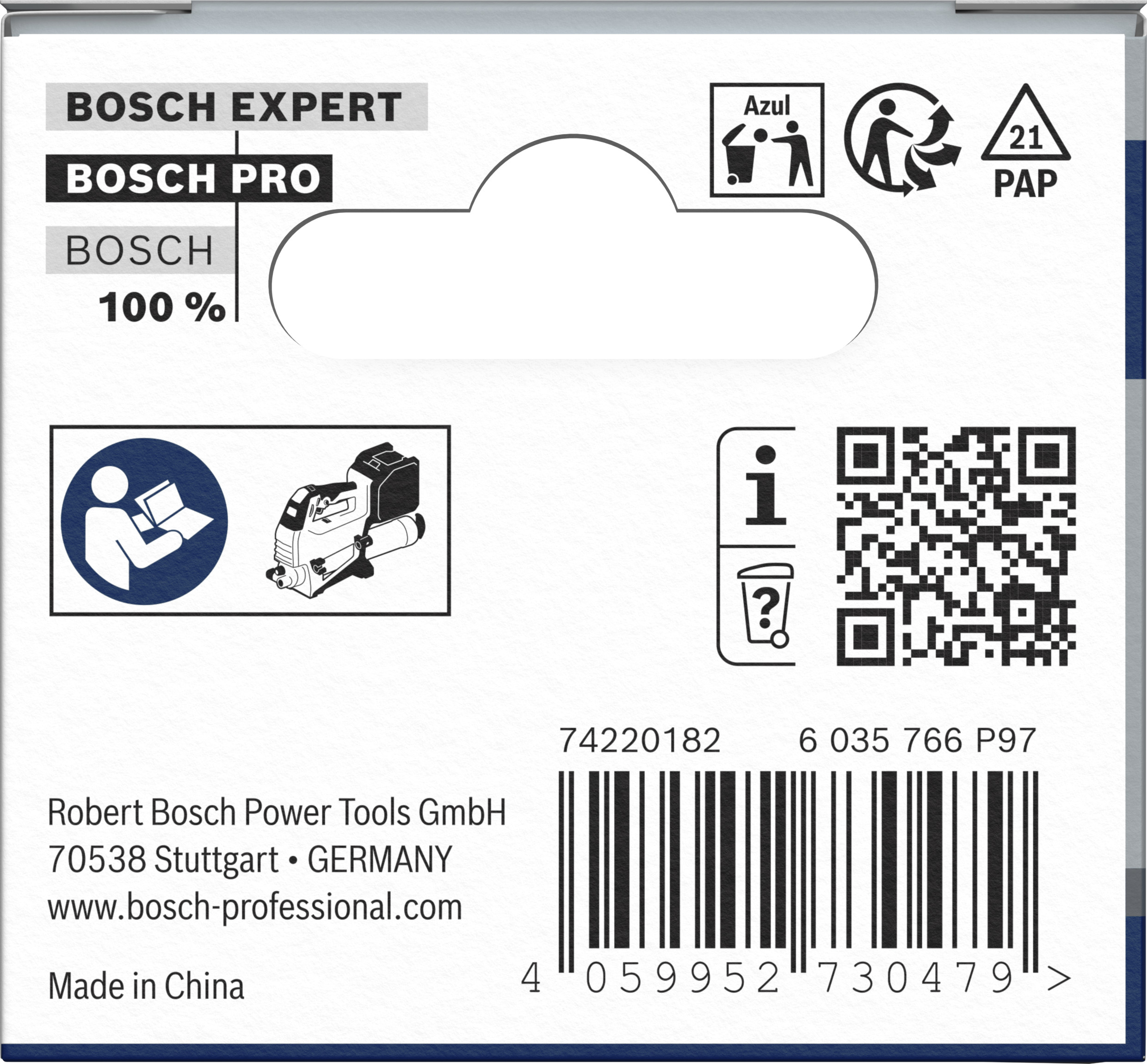 Bosch PRO Adapter für Fettpresse GFP 18V-10, 500g Schraubkartusche