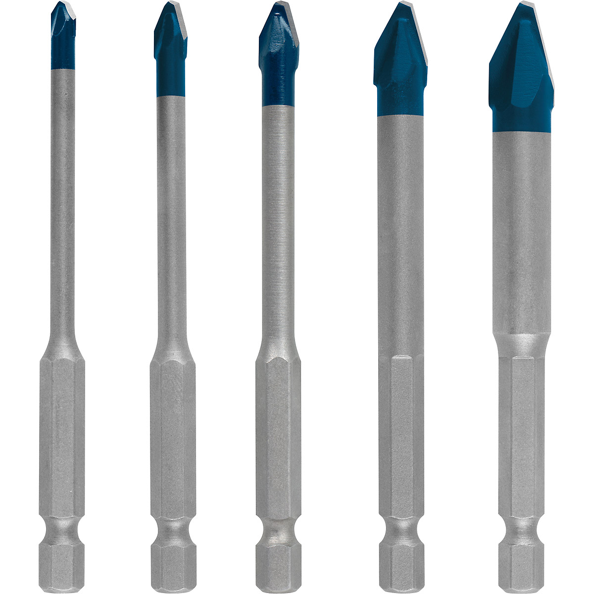 Bosch EXPERT HEX-9 HardCeramic Bohrer-Set, 5-tlg., für Dreh- und Schlagbohrer