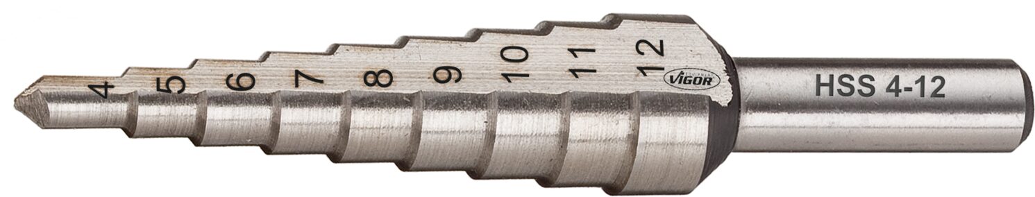 VIGOR HSS-Stufenbohrer, 4mm