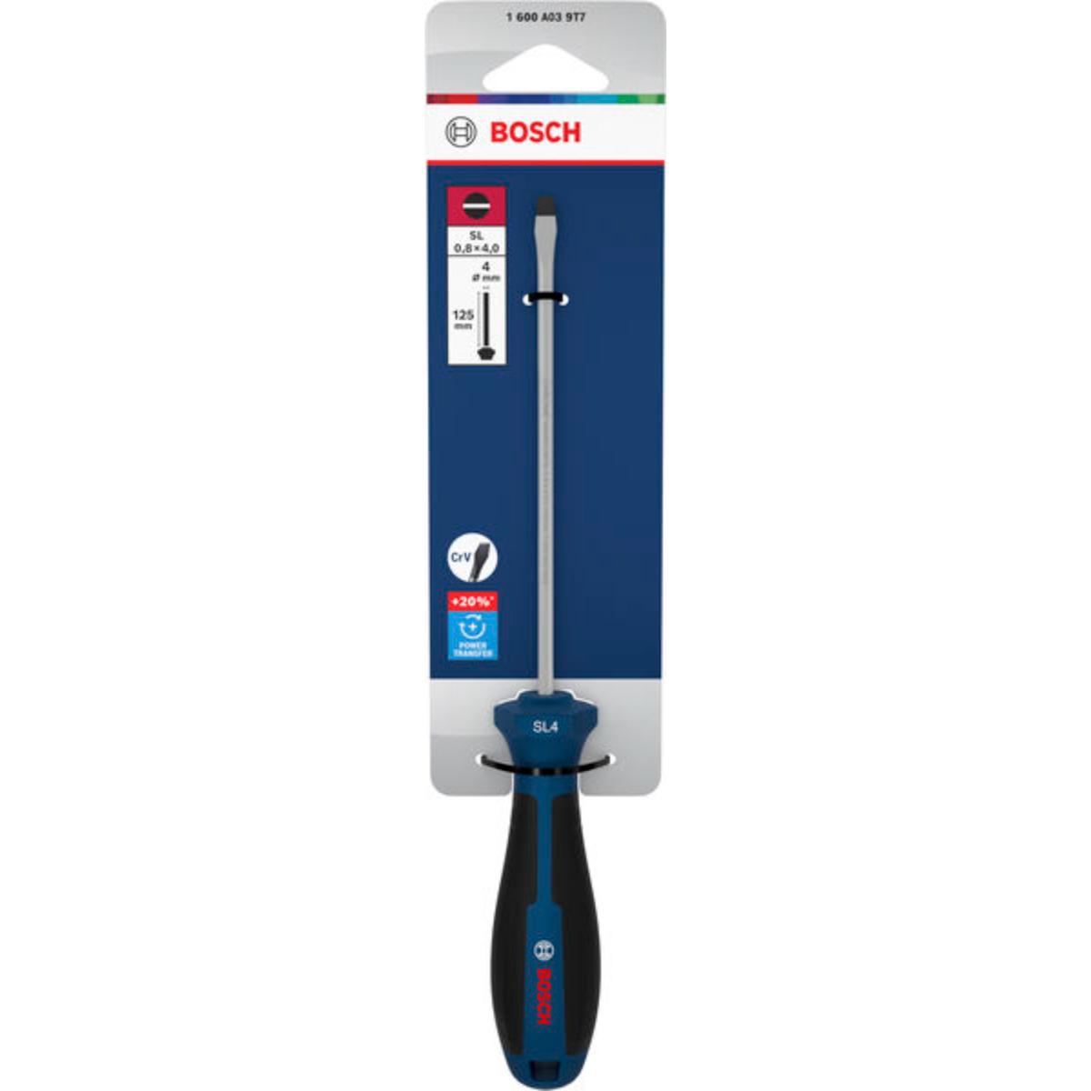 Bosch Schraubendreher SL 0,8 x 4,0 x 125 mm