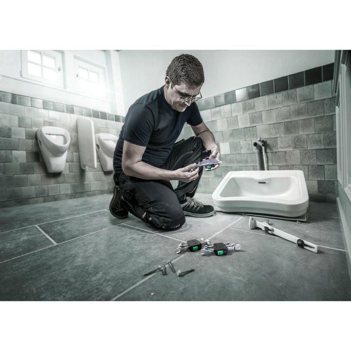 Wera 6003 Joker 4 Set 1 Ringmaulschlüssel-Satz, 4-teilig