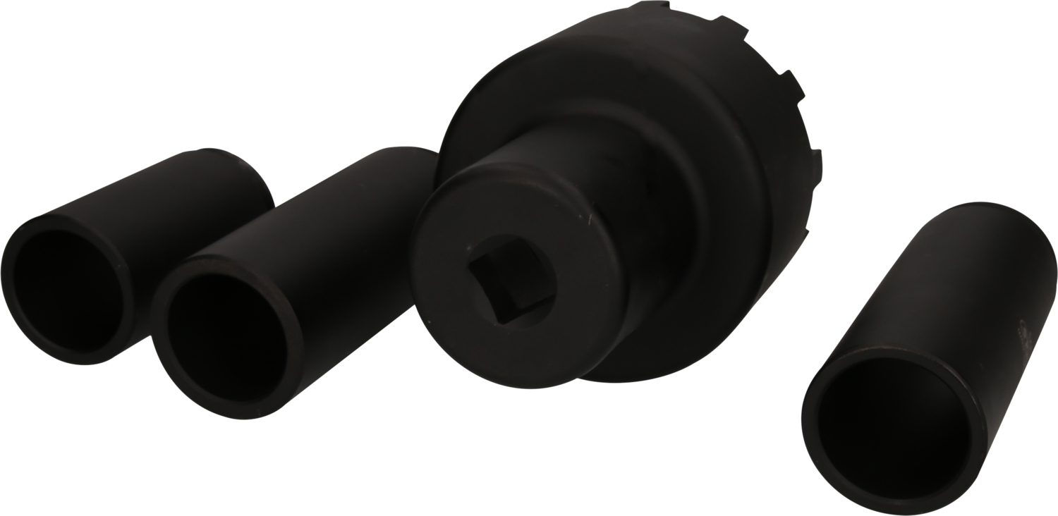 KS Tools Nutmuttern-Schlüssel-Satz mit 3 Führungsrohren für Mercedes, Ø 105,5 mm , 4-tlg