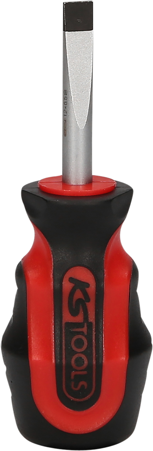 KS Tools ERGOTORQUEplus Schlitz-Schraubendreher, kurz