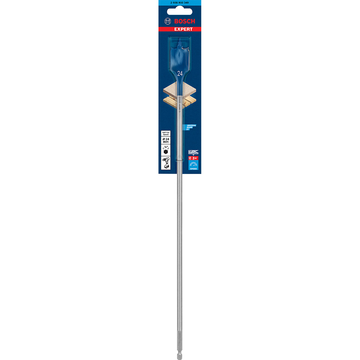 Bosch EXPERT SelfCut Speed Flachfräsbohrer, für Bohrmaschinen