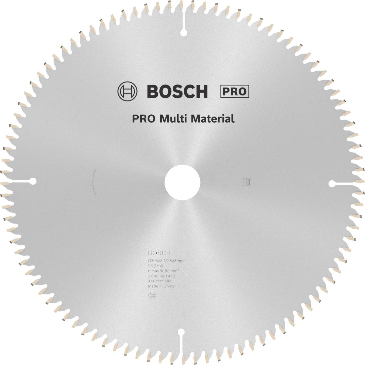 Bosch PRO Kreissägeblatt Multi Material für Kapp- und Gehrungssägen