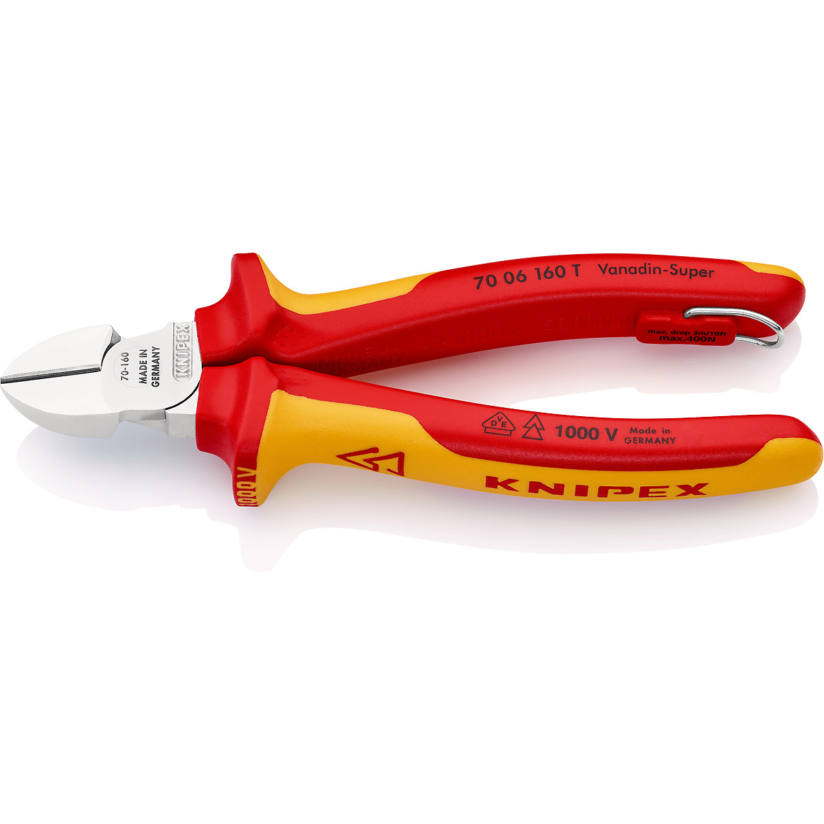 KNIPEX Seitenschneider mit Befestigungsöse