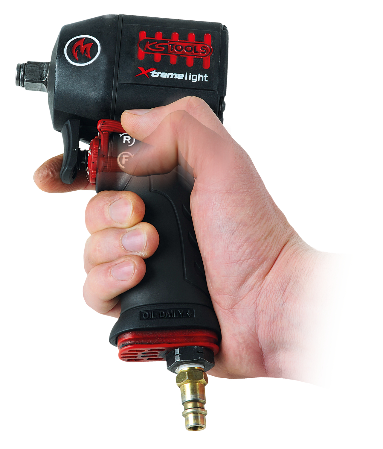 KS Tools 1/2" miniMONSTER Xtremelight Hochleistungs-Druckluft-Schlagschrauber 1.390 Nm