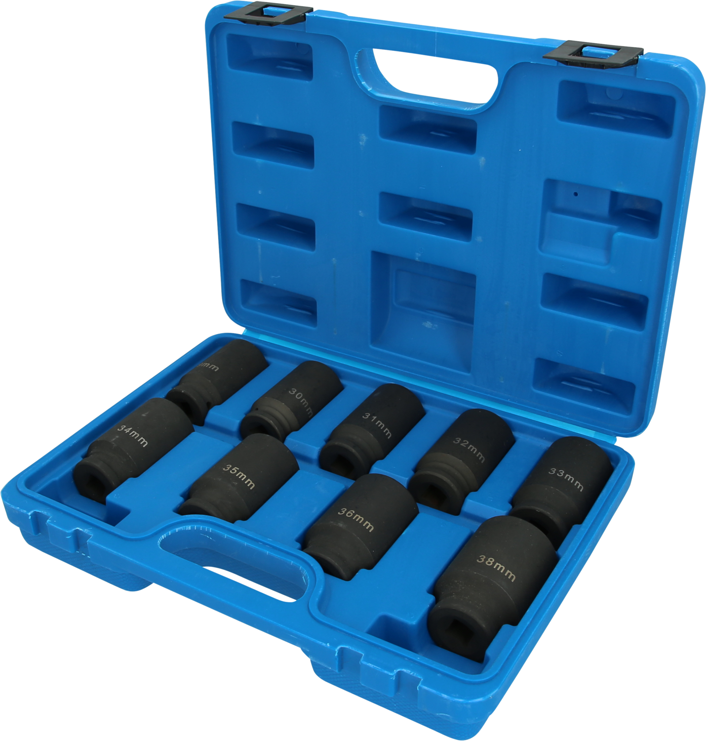 Brilliant Tools Antriebswellen-Stecknuss-Satz, 9-tlg - BT671000
