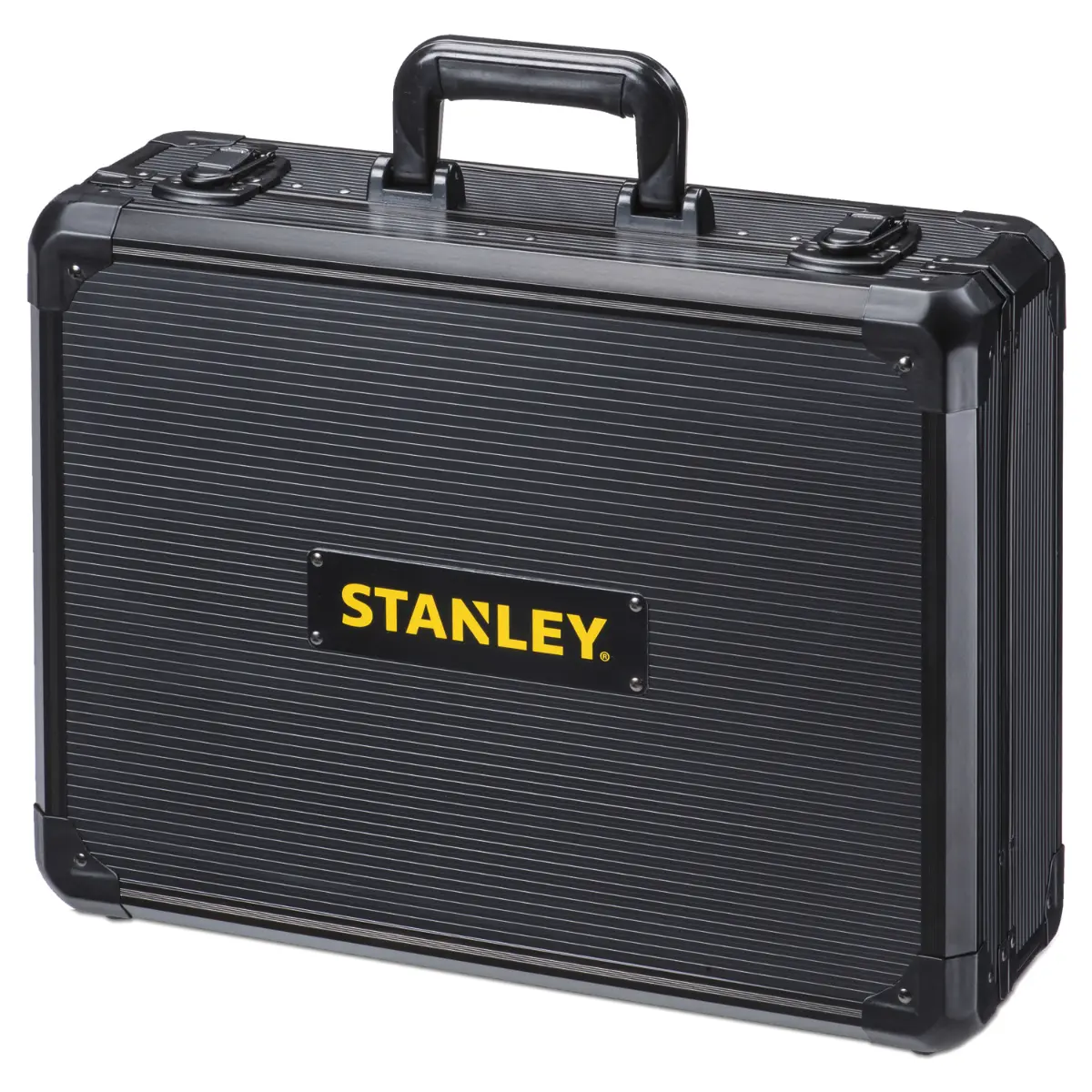 STANLEY Werkzeugkoffer aus Aluminium mit robusten Metallverschlüssen, 142-teilig