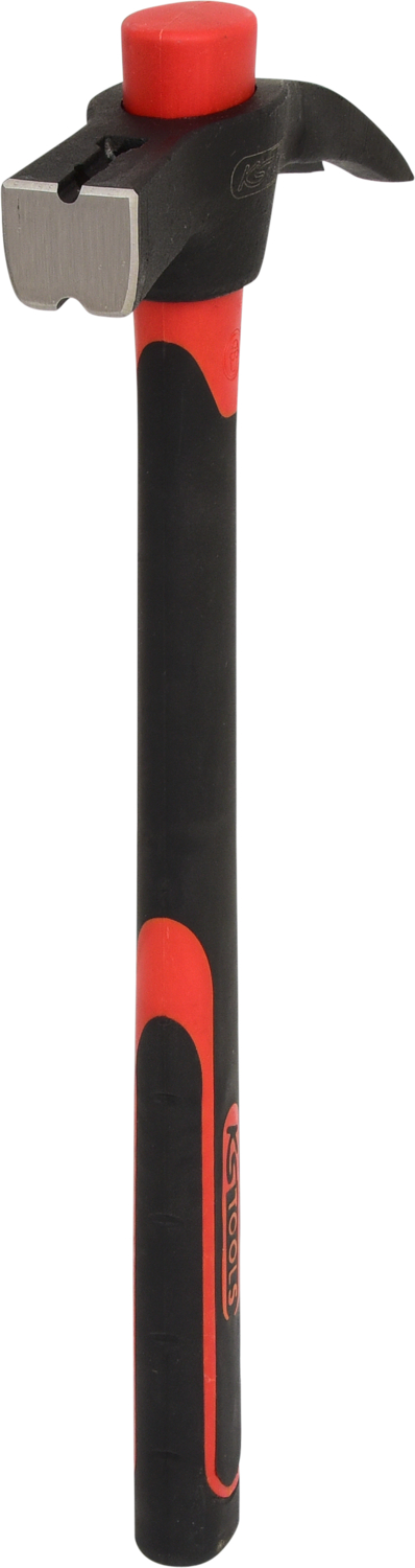 KS Tools Klauenhammer mit Fiberglasstiel, 700g