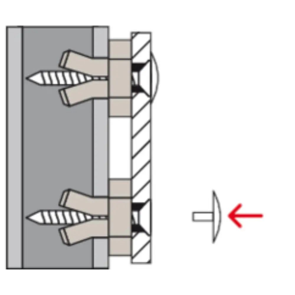 Fischer Balkonbekleidungsbefestiger P 9 K