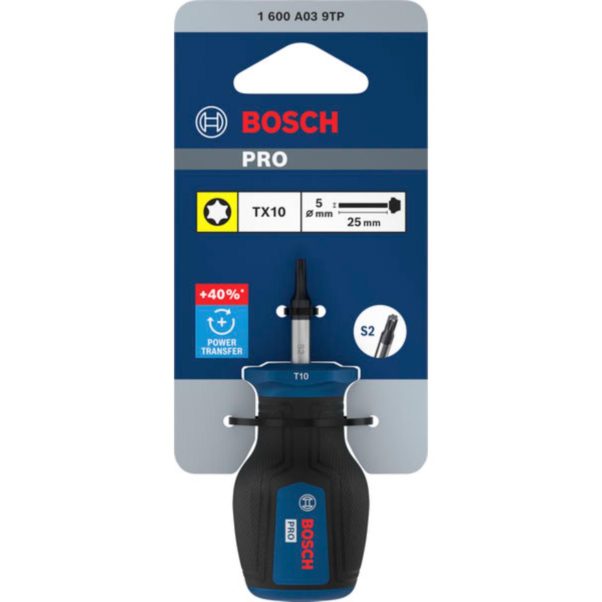 Bosch PRO Stubby-Schraubendreher TX10 x 25 mm