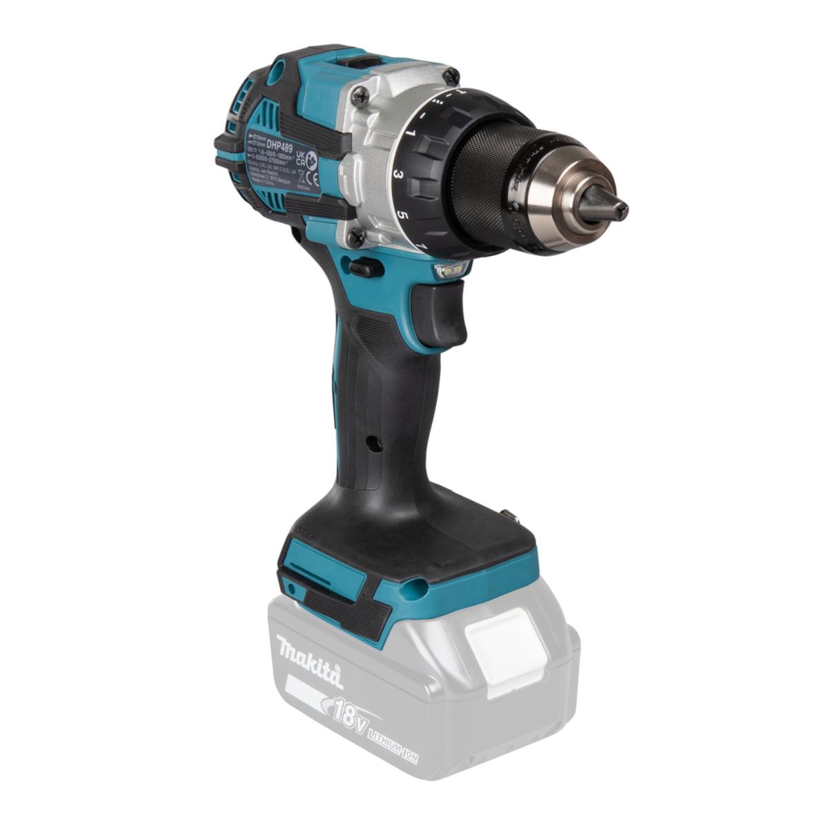 Makita Akku-Schlagbohrschrauber 18V - max. 110 Nm - 0-1.800 U/min - DHP489Z