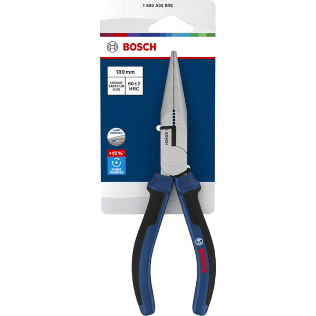 Bosch Spitzzangen 180 mm, Mehrkomponentengriffe