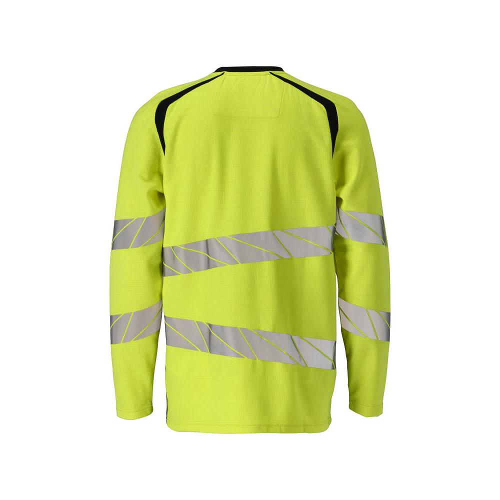 MASCOT Herren Langarmshirt Hi-vis Gelb / Schwarzblau