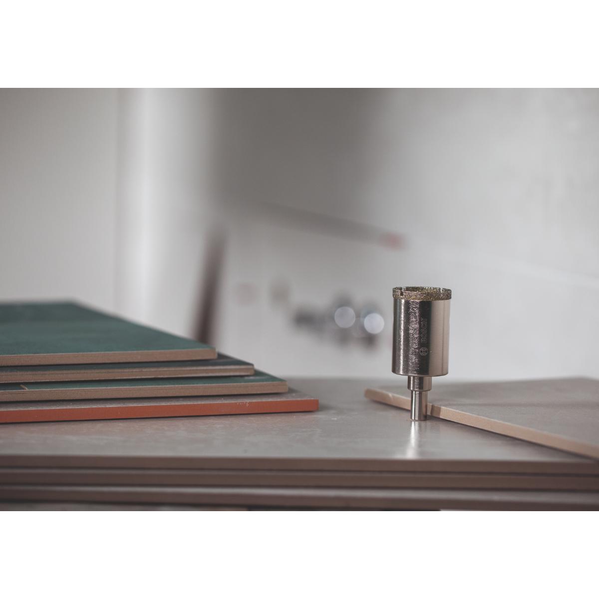 Bosch Tiles Lochsäge mit Aufsteckhalter, 27 x 40 mm