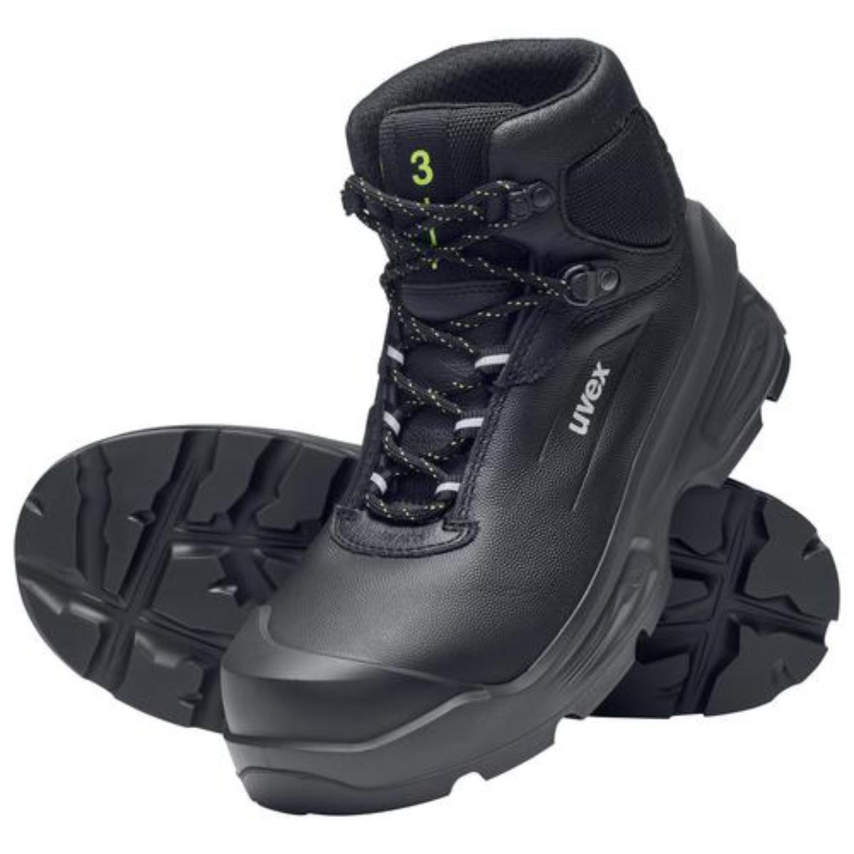 uvex 3 Sicherheitsschuh Stiefel S3, schwarz