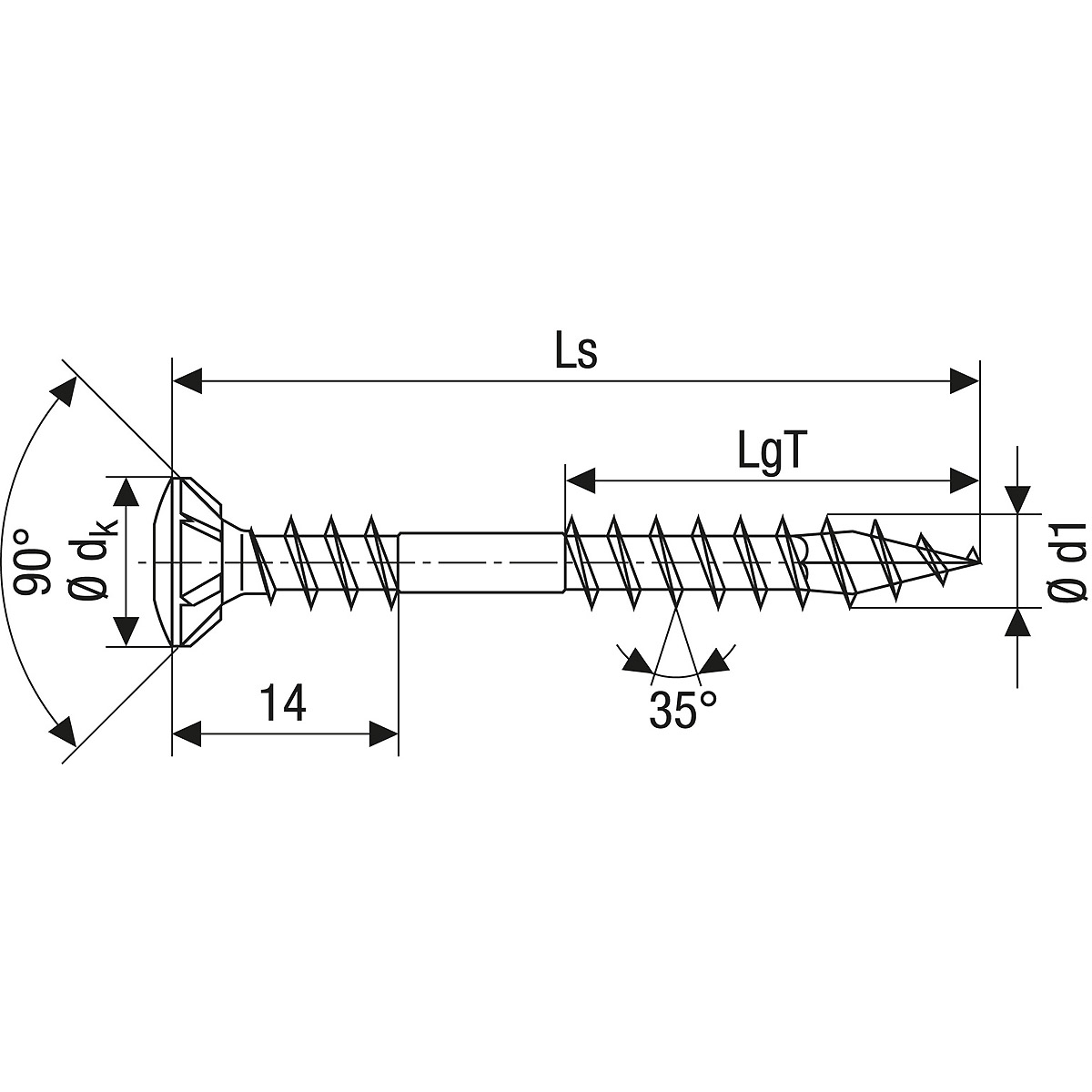 SPAX Fassadenschraube A2 Linsensenkkopf Klein 8mm starke Fräsrippen T-Star Plus T20 Fixiergewinde 4C