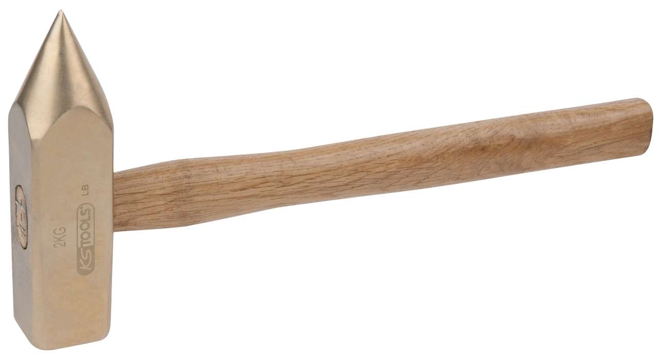 KS Tools BRONZEplus Loch--Durchschläger, mit Hickorystiel