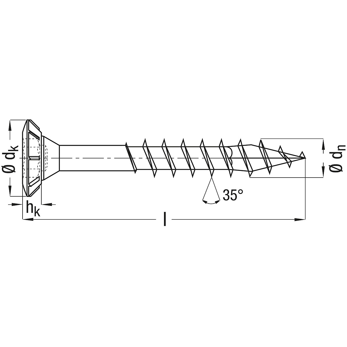 SPAX FEX-H BR T-Star Plus T15 Teilgewinde WIROX, 1000 Stück