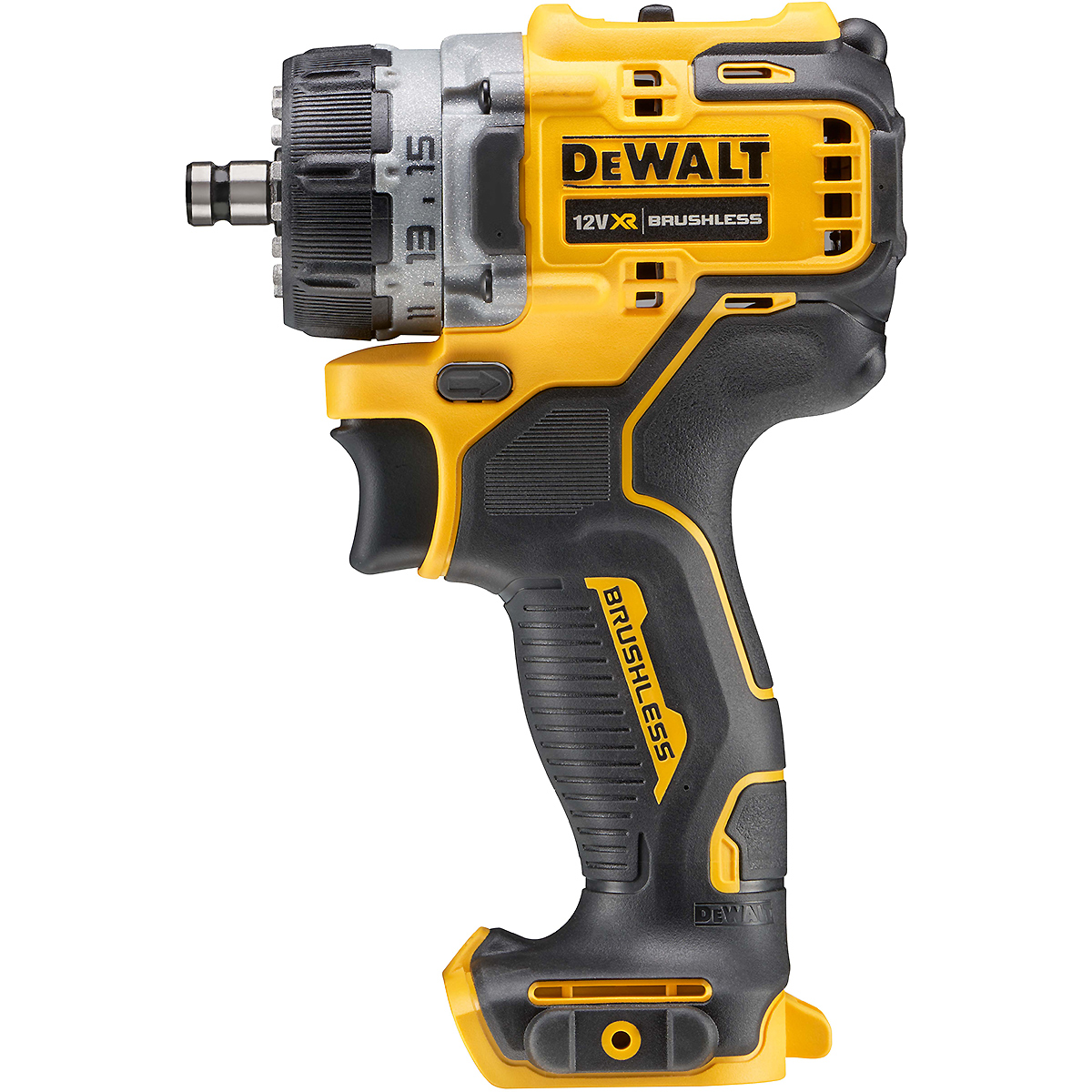 DEWALT Akku-Bohrschrauber + 4 Wechselköpfe 12V Basisversion