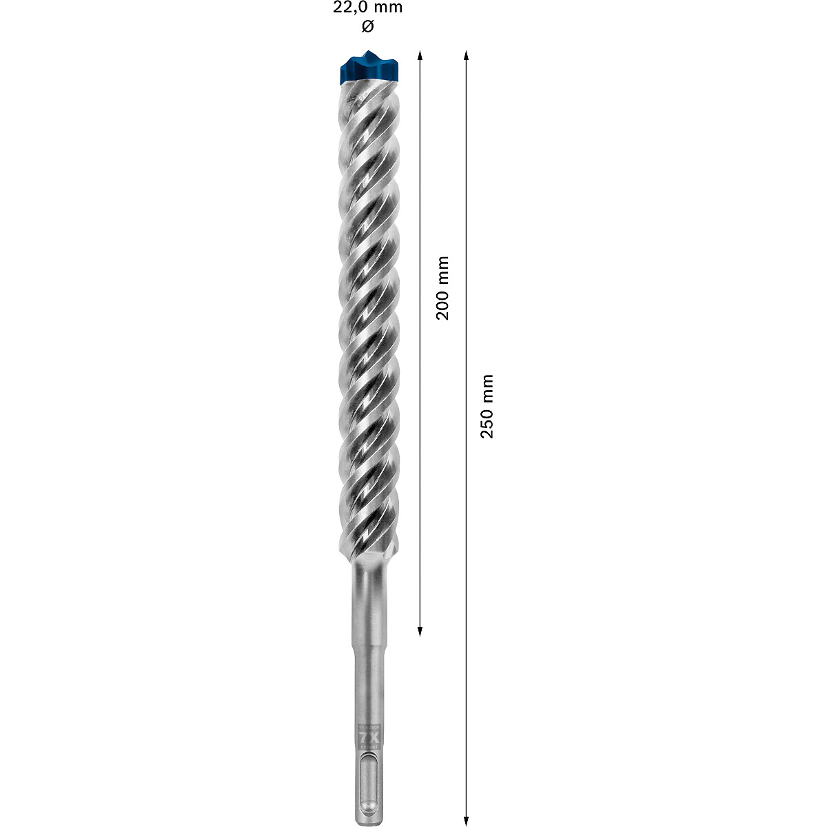 Bosch EXPERT SDS plus-7X Hammerbohrer, für Bohrhämmer ø 22 mm