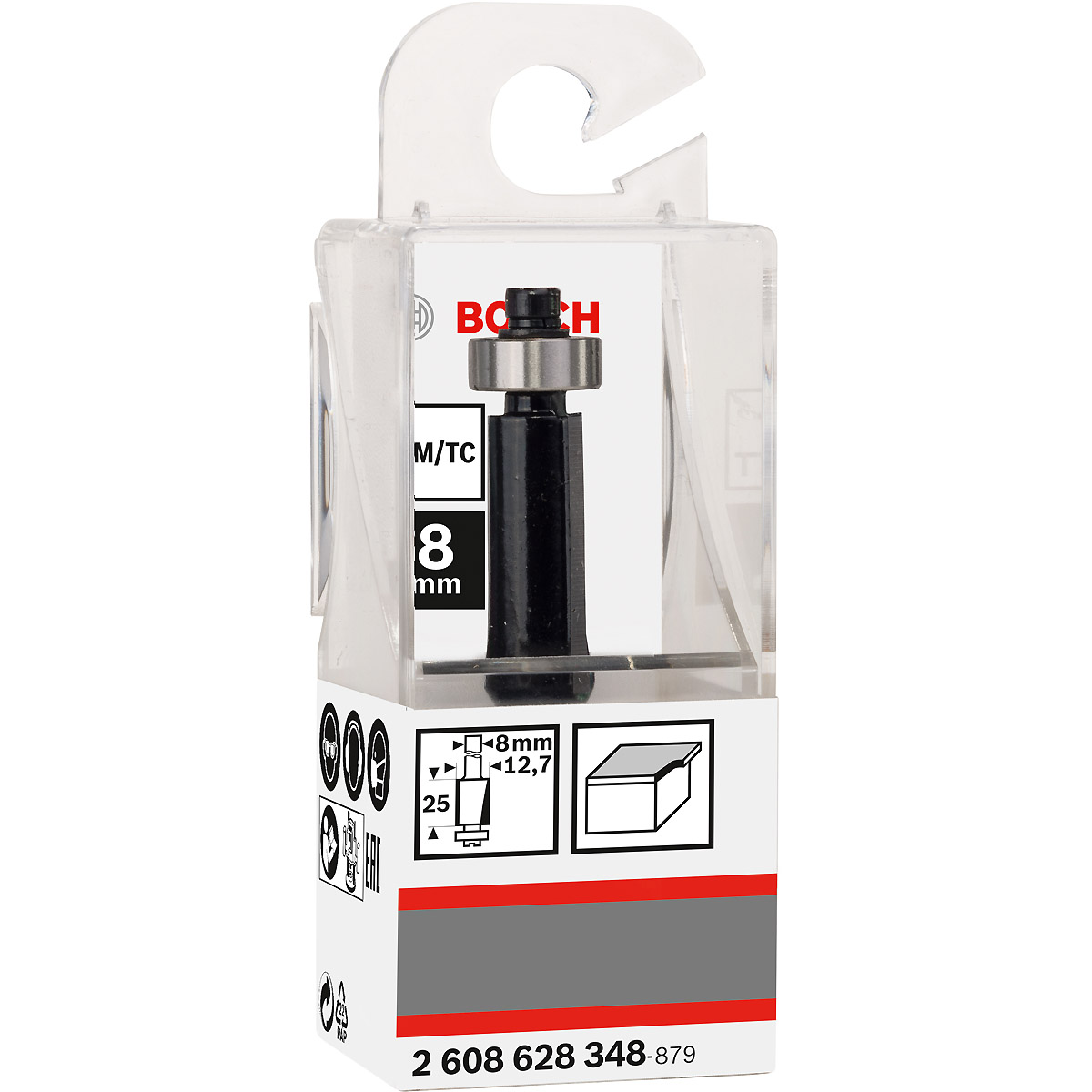 Bosch PRO Laminat-Bündigfräser, Schaft 8 mm