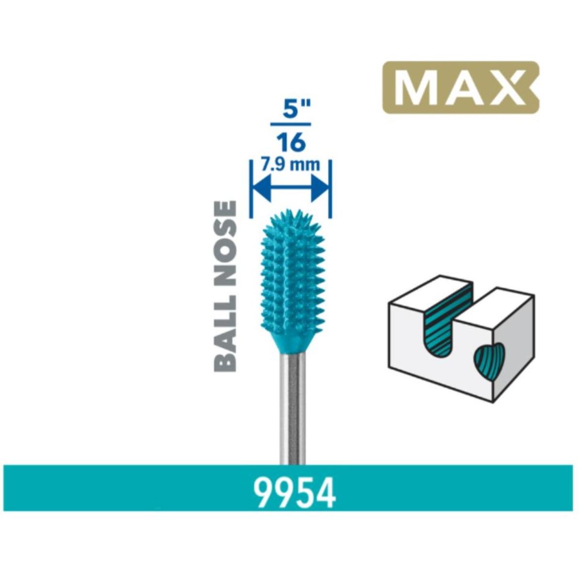 DREMEL MAX Power Carving Fräser, kugelförmig