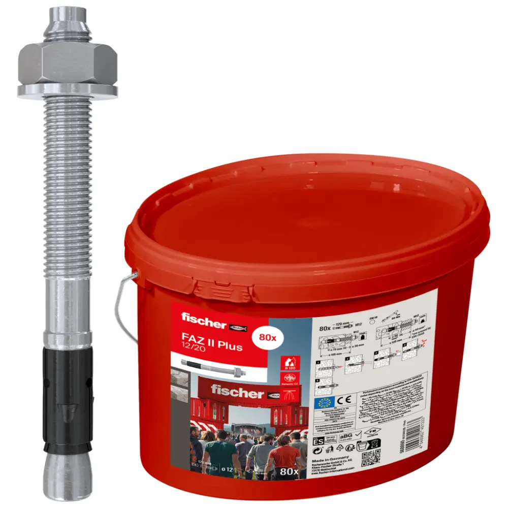 Fischer Bolzenanker FAZ II Plus 12/20 im Eimer - Promo