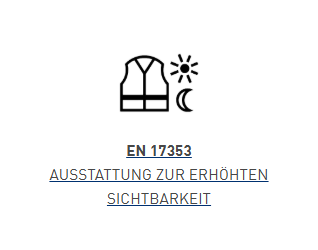 Warnschutz, Weste, Reflektiv, Klettverschluss, Reißverschluss